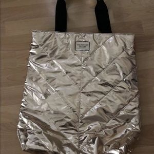 Victoria Secret Gold Quilted Bag